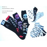 10 of Men's skull gothic dress sock..
